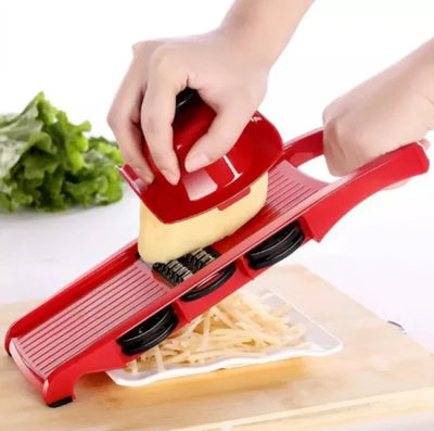 Mandoline Multi-functional Vegetable Cutter | Manual Potato Peeler, Carrot, Cheese, Grater Dicer