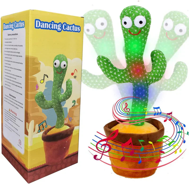 Portable Rechargeable Dancing Cactus Toy