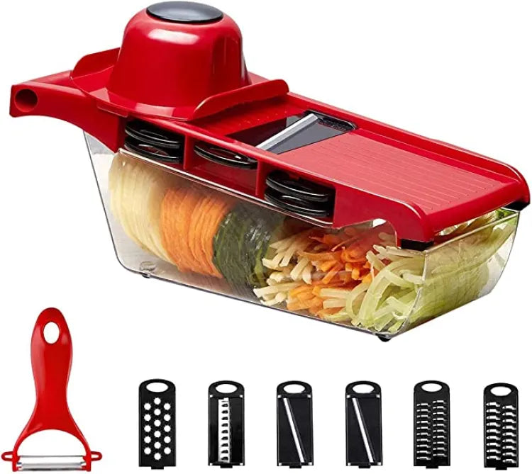 Mandoline Multi-functional Vegetable Cutter | Manual Potato Peeler, Carrot, Cheese, Grater Dicer