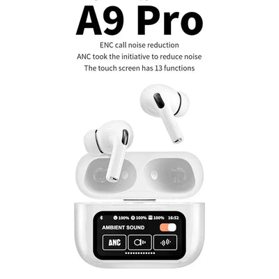 A9 Pro Touch ScreenEarbud Bluetooth Headphone