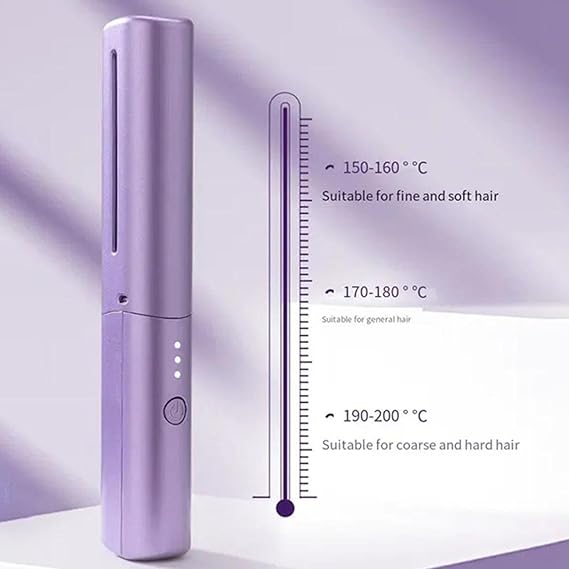 Wireless Travel Comb Hair Straightener