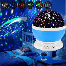 Color Changing Lamp with Star Light Projector