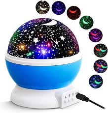 Color Changing Lamp with Star Light Projector