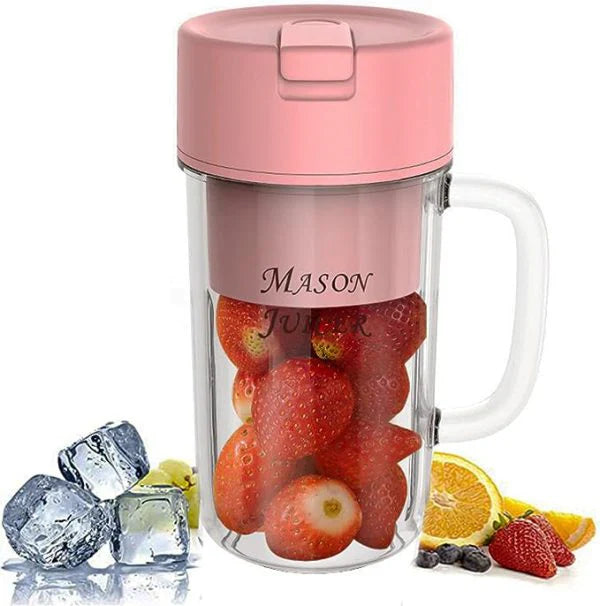 Mini Cordless Juicer Blender With Straw Cup